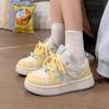 Sweet High-end Little White Shoes Women's Thick-soled Breathable Versatile Sports Dopamine Bread Shoes Original Sports Board Shoes