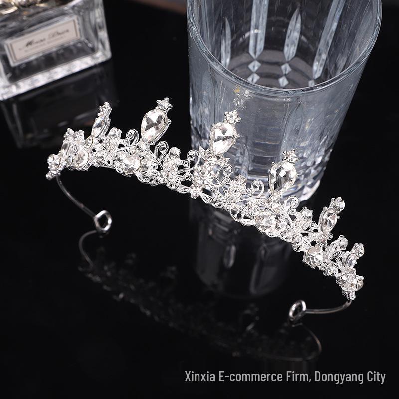 Children's Princess Birthday Crown Set: Includes Crown, Headband, Necklace & Earrings