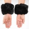 Faux Furs Cuffs Furry Wrist Bands Leg Warmers Wrist Cuffs Warmer Boot Cuffs for Women Party Cosplay Costumes Accessories