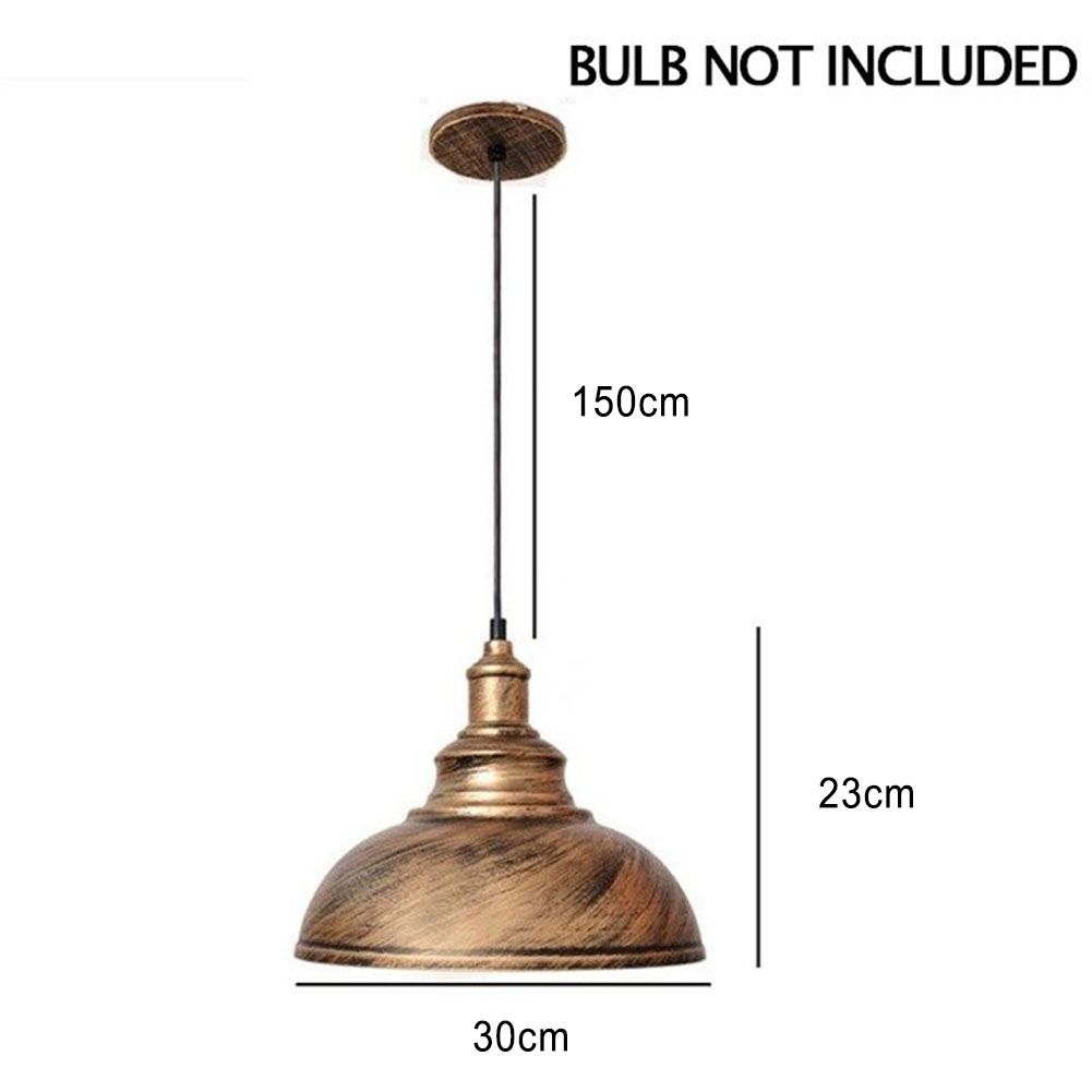Ceiling Lamp Pendant Light Metal Shade Vintage Industrial