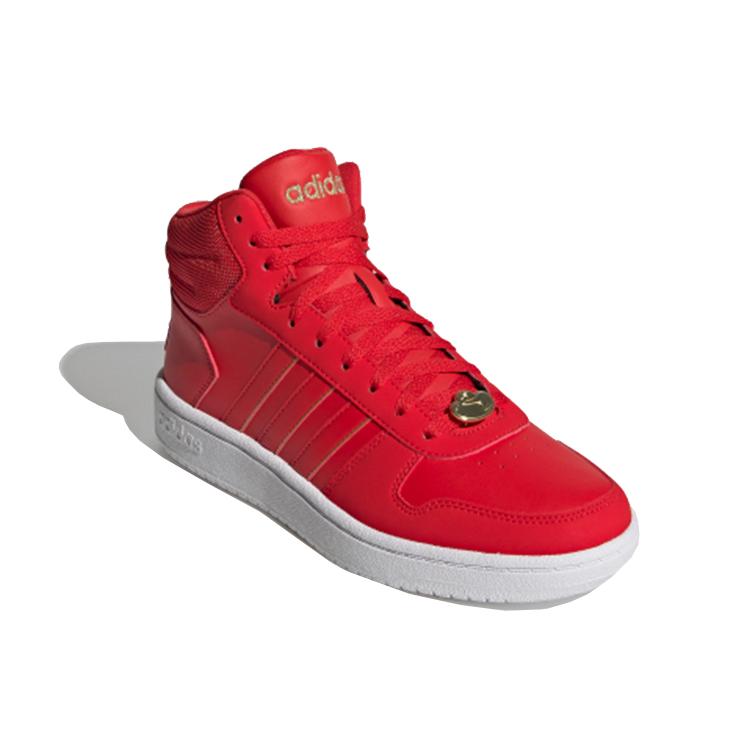 adidas Кроссовки Hoops 2.0 Mid 'Красный Белый' G57630