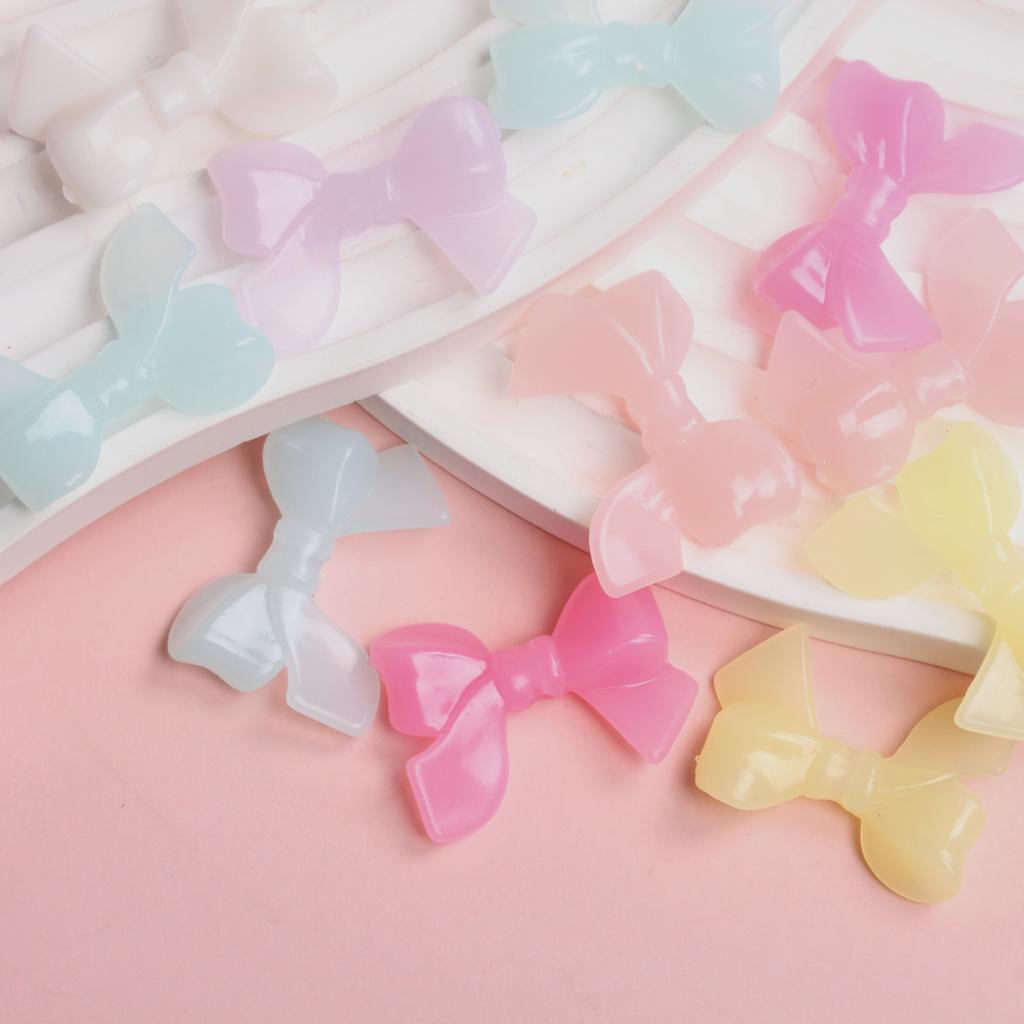 10 шт., 33*24 мм, акриловые бусины-макароны с бантиками, модные бусины, материалы ручной работы