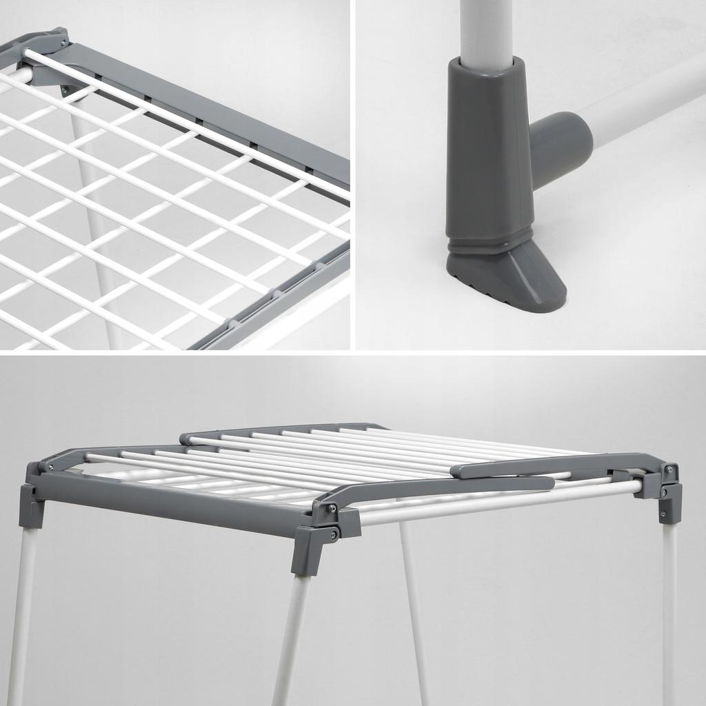 KADAX Сушилка для белья балконная стоячая для одежды складная для белья