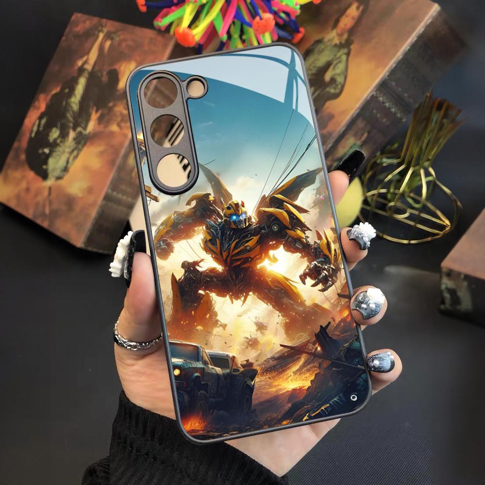 Transformers Phone Case for Samsung Galaxy S24 S23 S22 S21 S20 A24 A34 A54 A53 Note20 M54 Fe Ultra Plus Glass