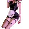 Sex underwear free bunny uniform suit sexy temptation temptation patent leather passion two-dimensional suit