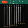 12Pcs Stainless Steel Blind Needle Multi-size Threading Needles Hand Tools Sewing Needles  Fabrics