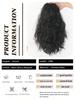 Ponytail Extension Synthetic Drawstring Ponytail For Women 14 Inch Short Wavy Fake Pony Tail Hair Piece For Daily Use