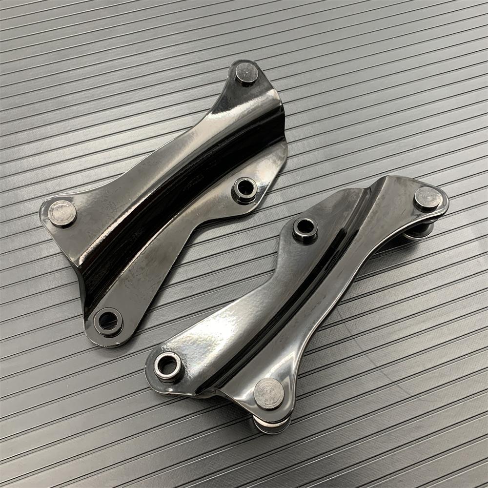 Motorcycle 4 Point Docking Hardware Kit For Harley Touring Road King Glide 2014-2022 Chrome Black