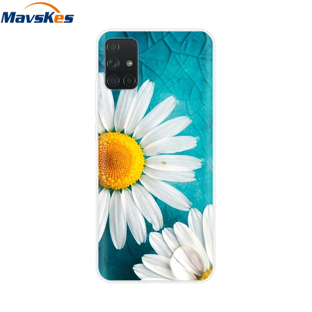 Чехол для Samsung Galaxy A51 Силиконовый Прозрачная Задняя Крышка Чехол для Телефона для Samsung Galaxy A71 SM-A715F A515F A 51 71 Чехол Fundas