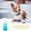 Ведро для корма для домашних животных 45691 контейнер для кошачьего корма, переносной, с лямками, для собак