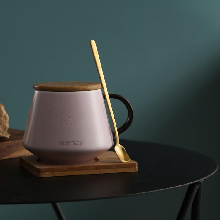 Простая кружка в скандинавском стиле, сплошная цветная керамическая чашка, кофейная чашка, чашка для молока, чашка для завтрака