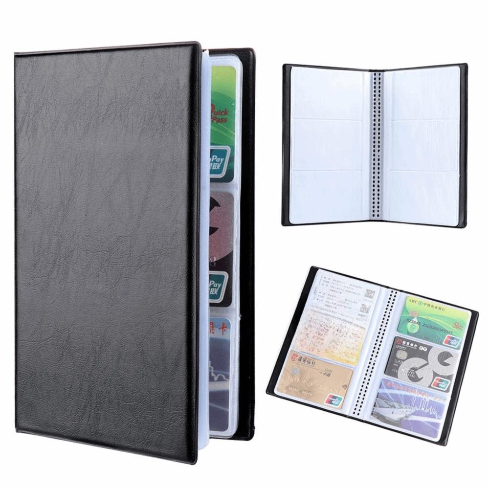 Альбом для карт ID-карта Водонепроницаемая сумка для хранения Органайзер для визиток Держатель для карт Кожаные держатели для карт