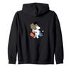 Moominpappa Trunk and Bag Zip Hoodie