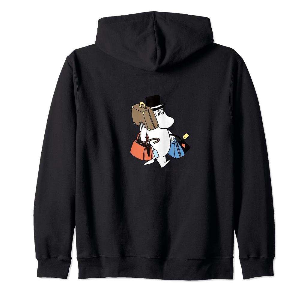 Moominpappa Trunk and Bag Zip Hoodie