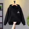Four Seasons Simple Printing Medium Sized Children's/Children's Sports and Leisure Round Neck Boys' Hoodie Sweatshirt