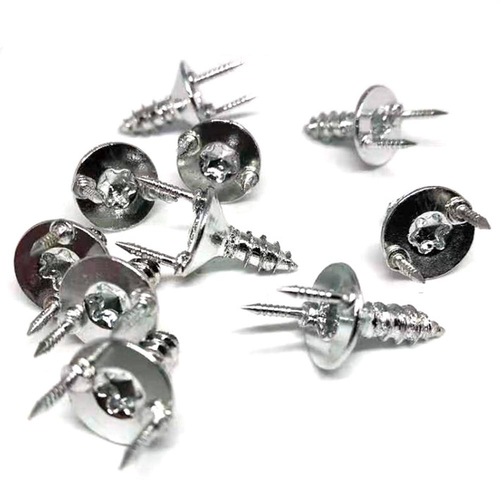 50 шт. двусторонние бесшовные гвозди для плинтуса Y-образной формы, невидимые шурупы для ног