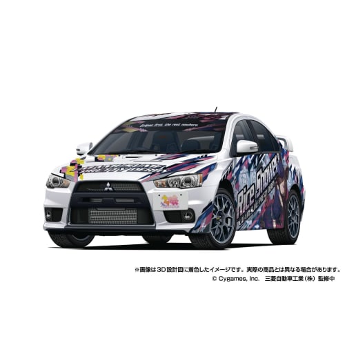 Aoshima Bunka Kyozai (AOSHIMA) 1/24 Itasha Series No. 3 Uma Musume Pretty Derby Ver. 2 Mitsubishi CZ4A Lancer Evolution X Final Edition '15 Plastic Mo