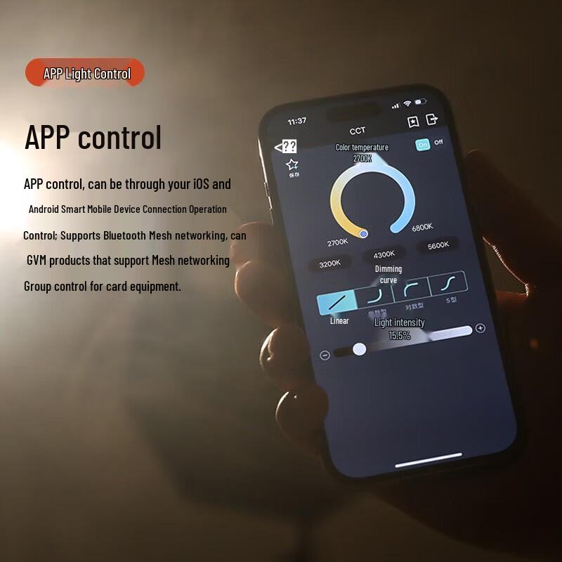 Светодиодный заполняющий свет для видео GVM PRO