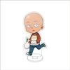 10 см Аниме ONE PUNCH MAN Фигурка Подставка Модель Сайтама/Генос/БЛАСТ/Тацумаки Милый Настольный Декор Стоячий Знак Подарки
