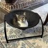 With Stand Cat Standing Bed Breathable Pet Sleeping Nest Cozy Elevated Cat Hammock  Indoor