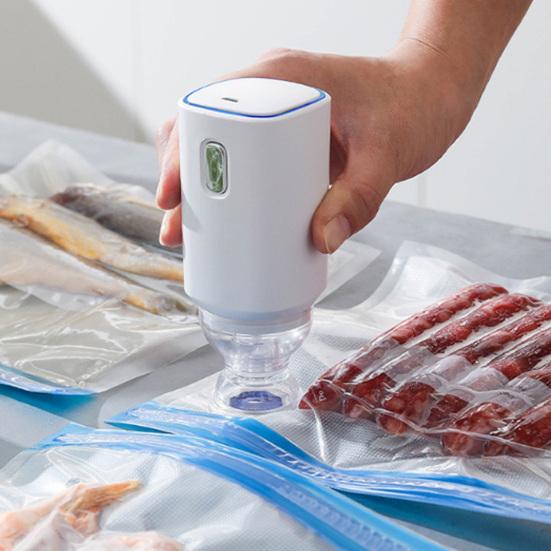 Аккумуляторный вакуумный упаковщик, управление в одно касание, мощная сила всасывания, ручная вакуумная машина