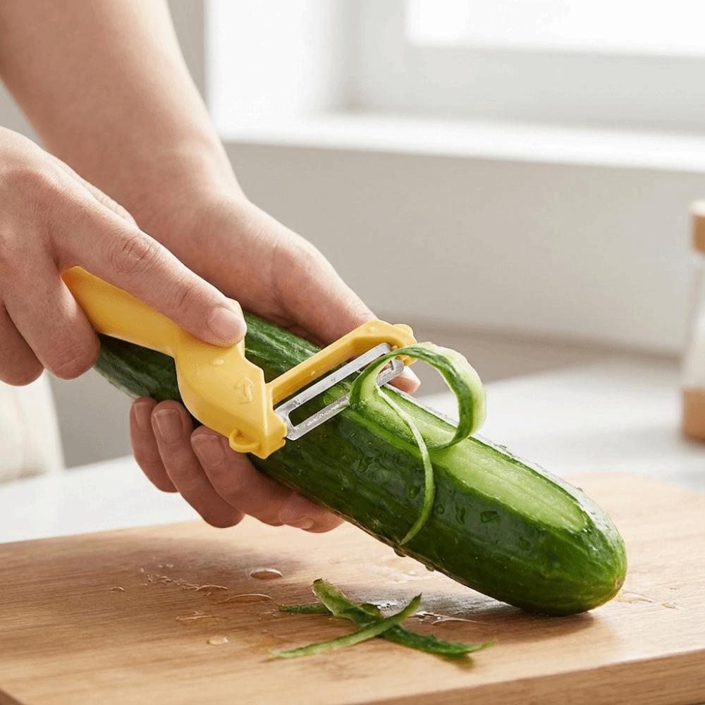 Rotatable 2-in-1 Fruit Peeler Ergonomic Handle Vegetable Peeler Creative Carrot Grater Dormitory