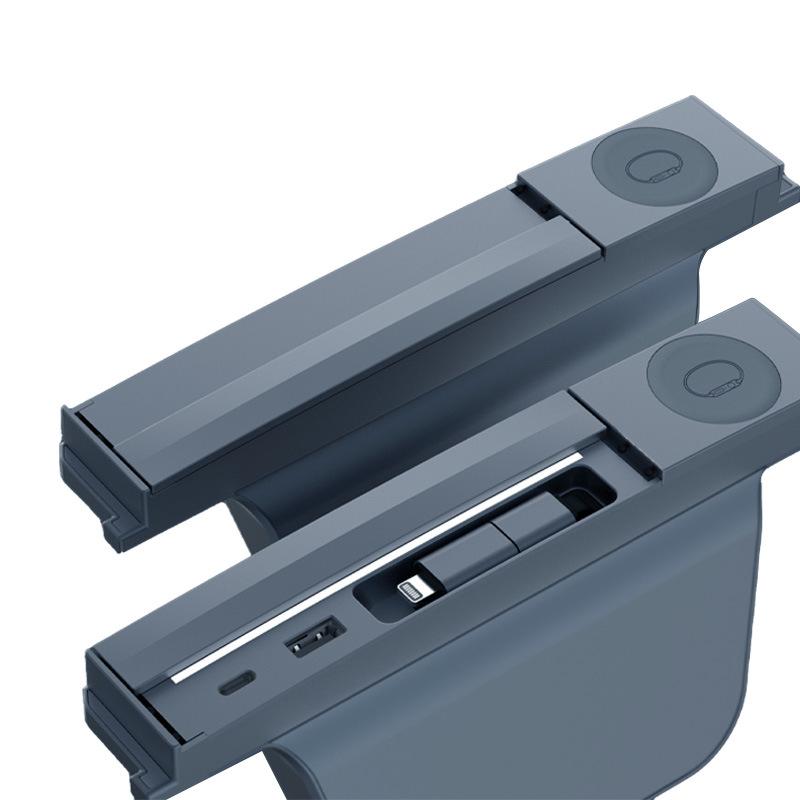 Применимо к новому Model 3/Y Tesla, расширительная док-станция для центральной консоли, с выдвижным кабелем, адаптер-удлинитель для беспроводной зарядки