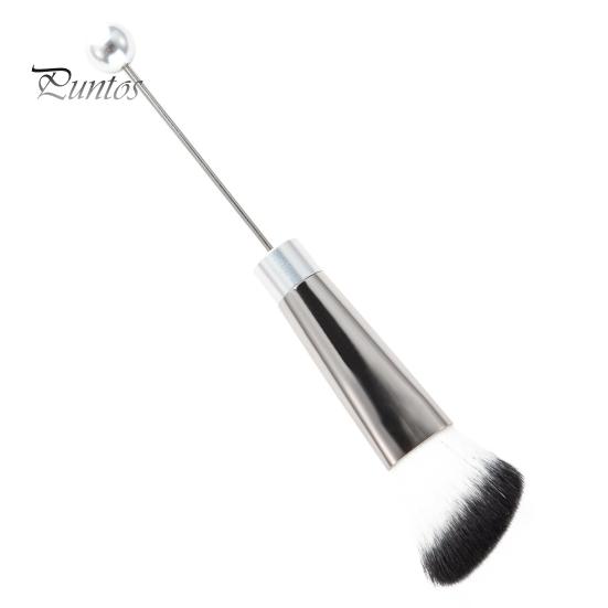 5 шт./компл. набор кистей для макияжа, сделай сам, металлическая ручка, бисер, тонкая мягкая щетина, натуральные нежные кисти с эффектом макияжа