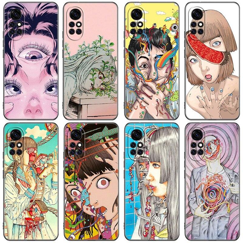 Чехол для телефона Shintaro Kago Horror с мультяшным рисунком для Huawei Honor 60 50 Mate 40 30 20 10 Lite Nova 9 8 Pro 7 SE Y60 30S 8i 7i 5T Premium