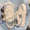 Звездные маленькие белые туфли женские новые кеды универсальные дышащие весенне-осенние на платформе повседневные спортивные женские туфли