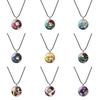 Charming Demon Slayer Time Gem Pendant Necklace With Durable Alloy And Soft Rope