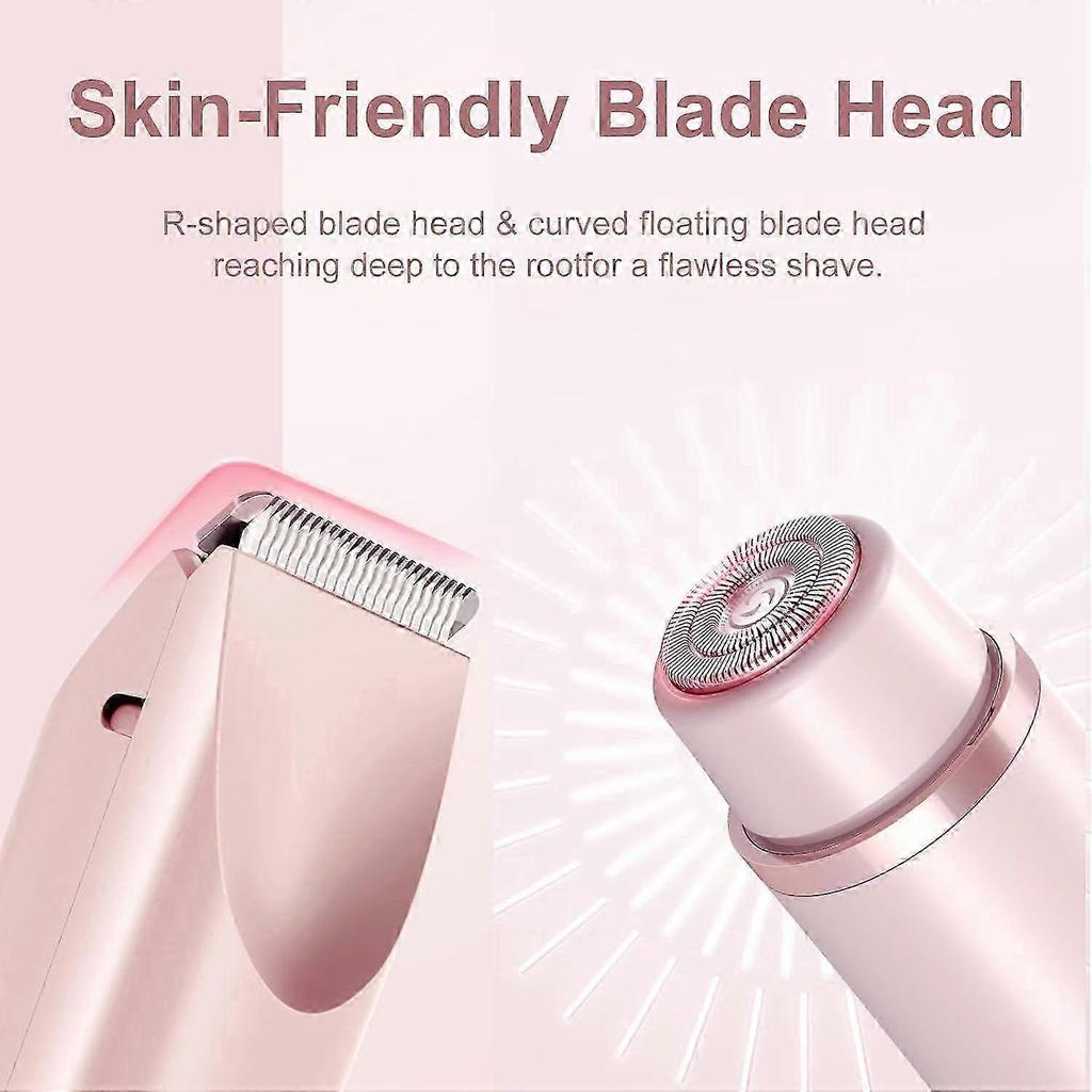 25-26 Бритва для бикини Glow Aura, GlowShave 2 1 женская машина для бритья тела (розовый)