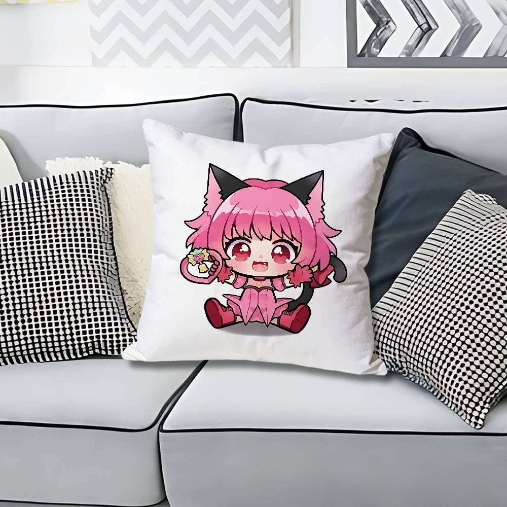 Милая Tokyo MMew Mew Различные размеры Квадратная наволочка Для Автомобиля Дома Спальни Декор Индивидуальный Подарок на День Святого Валентина