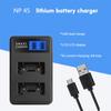NP45 LCD Charger USB Camera Battery Charger Efficient Charging for Fujifilm FinePix JX250 JX400 J38 J10 J20 Camera