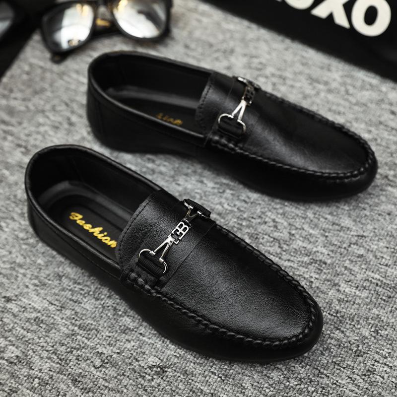 Мужская обувь Летняя обувь Lazy Shoes Мужские мокасины для вождения Tide Shoes Универсальная мужская повседневная обувь Мужская обувь