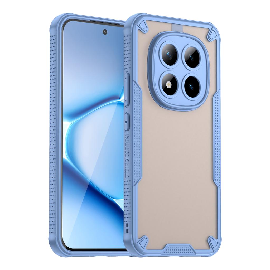 Для Xiaomi Poco M8 Pro 5G/Redmi Note 15 Pro+ 5G (Глобальный) Чехол-бампер PC + TPU Полупрозрачный Матовый Защитная крышка для телефона