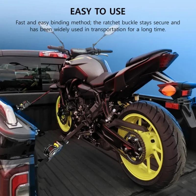 Automatic Retractable Ratchet Strap 680KG 330CM for Cargo Truck Motorcycle Transport Travel Quick Release Heavy Duty Straps