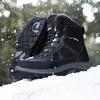 Thick Plush Lined Mens Winter Snow Boots Thick Platform Warm Non Slip Outdoor Waterproof Ankle Boots for Cold Weather Walking