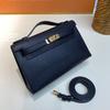 Wholesale New  Generation Simple Small Square Bag Single Shoulder Oblique Span Portable First Layer Cowhide Women's Bag Sewing Line