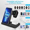 3 In 1 Qi Wireless Charger for Apple Watch Airpods  Station for IPhone 13 12 11 Pro Max X Xs Xr 8 Samsung Galaxy S30 S21 S20 S10 S9 Huawei