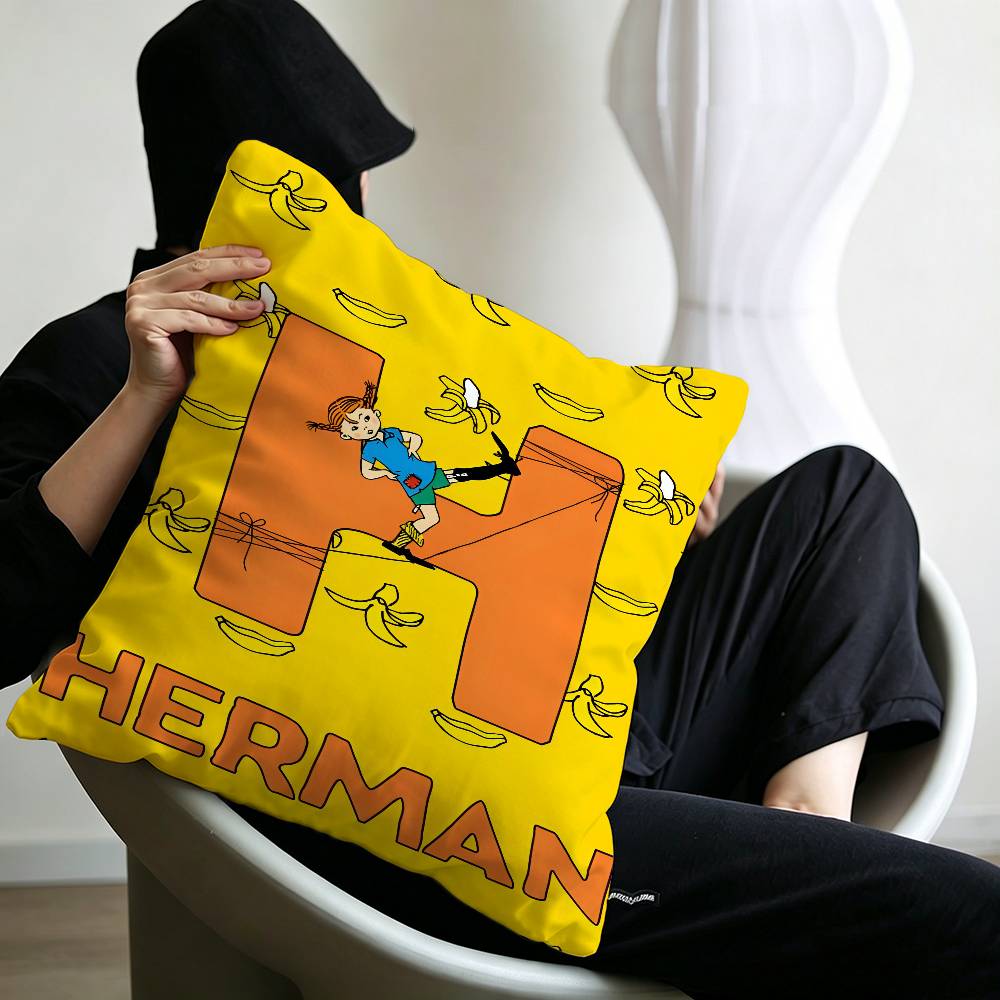 pPippi Longstocking Pillow Cover Design cushion Cover decor Holiday Decorati