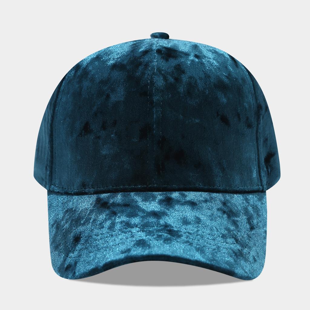 European and American Velvet Solid Visor Cap - Unisex Winter Fashion Casual Curved Brim Sun Hat, Couples' Vintage Baseball Cap