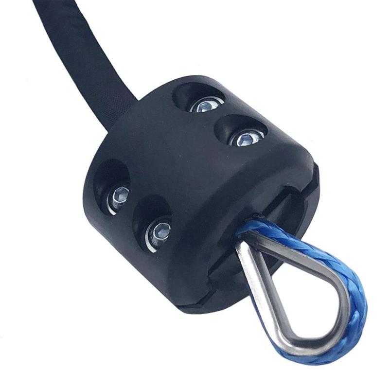 1Pc Universal Winch Guard Cable Stoper ATV UTV Off-road Cars Commander Hook Stopper Rubber Winch Line Saver
