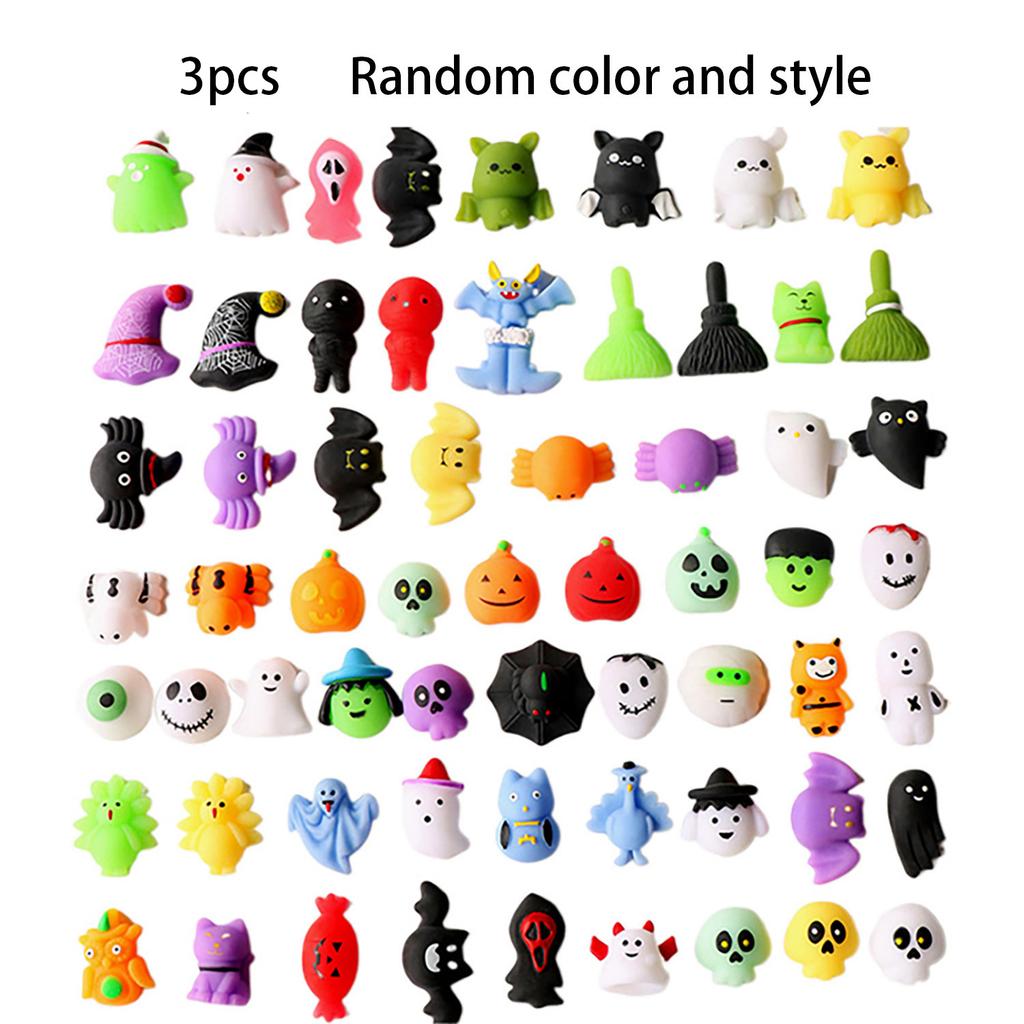 Halloween Pinch Music Dumpling Pumpkin Ghost Stress Relief And Release Toy