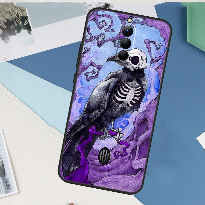 Чехол для телефона Crow Raven Dark Skull для Nubia Red Magic 10 9 8 Pro Plus 6 7 6S 7S Pro 5G 6R RedMagic 8S 9S Pro Plus