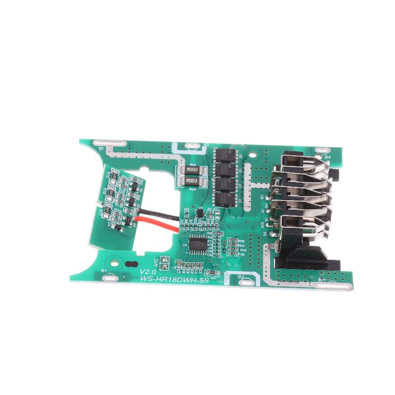 1 шт. Для Dewalt 18/20 В Dcb183 Dcb206 Dcb203 Dcb200 Ключ Светодиод Литий-ионный Аккумулятор BMS PCBA Зарядка Защита от низкого напряжения Печатная плата