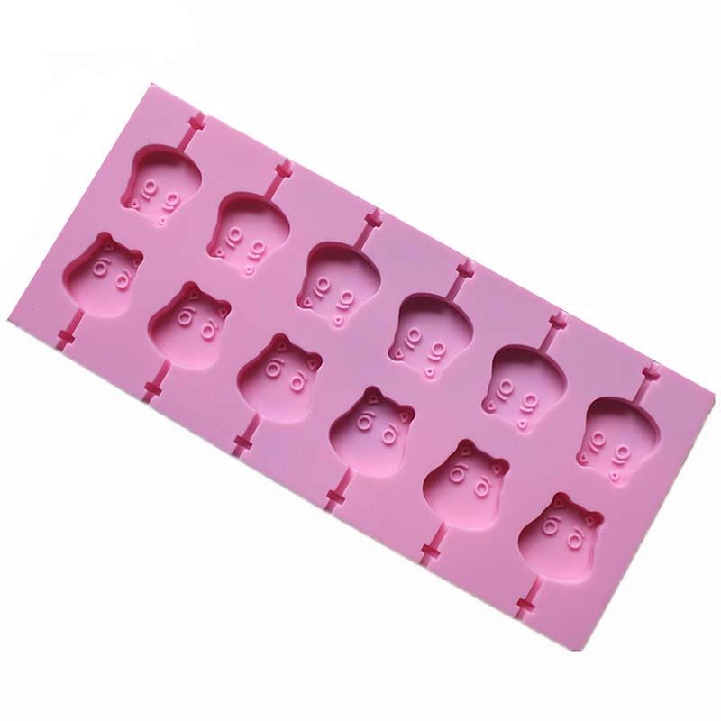 Форма для выпечки, горячая распродажа, конфеты, леденцы, высококачественные формы для выпечки, силиконовые 1 шт., форма для леденцов, круглая, для украшения торта, шоколадный торт