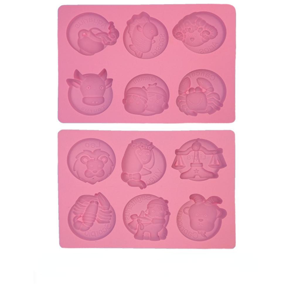 12 зодиакальных силиконовых форм для выпечки торта и шоколада