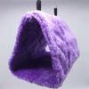 Newest Budgie Plush Pet Bird Parrot Warm Hammock Cage Hanging Cave Hut Tent Bed Winter Bird's-nest