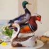 Yousheng Realistic Pigeon Plush Toy Soft Stuffed Animal Pillow Lifelike Duck Goose Chicken Toy Cuddly Gifts for Kids Home Decor Accents